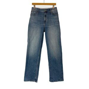 Hollister Ultra High-Rise Dad Jeans W27 L31 Vintage Stretch Denim Medium Wash